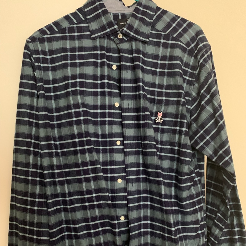 Men’s Psycho Bunny Flannel Button Down